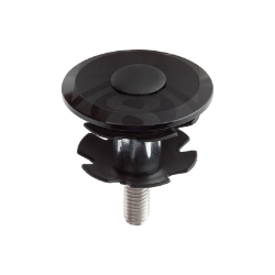 HEAD PART OR8 AHEAD CAP LOWPROFILE ALY 1-1/8 BK wSS-BOLT & STARNUT 