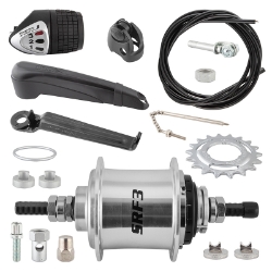 HUB RR S/A 3sp SRF3 FW 36 ALY SL w/TRIM KIT/TWIST-SHIFTER TSS33/CASING 1700mm 18T 163/118mm NON-ROTARY 