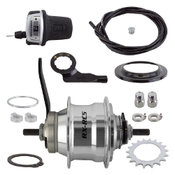 HUB RR S/A 5sp RXRC5 CB 32 SL w/TRIM KIT/TWIST-SHIFTER TSC50/CABLE 1700mm 18T 135/185mm ROTARY 