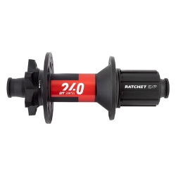 HUB RR DT 240 MTB 28x148x12mmTA 8-11CASRATCHET EXP 6B BK (L) 