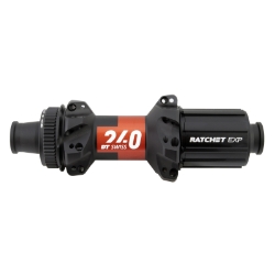 HUB RR DT 240 STRAIGHT PULL RD 28x142x12mmTA 8-11CAS RATCHET EXP CL BK (L) 