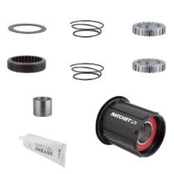HUB CASS BODY DT UPGRADE KIT 3-PAWL TO RATCHET LN ALY 36T SHI 11sMTB 