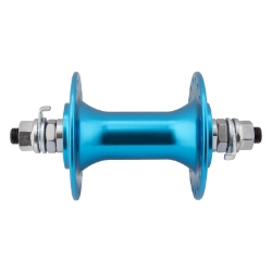 HUB FT SE BIKES BO 36x100x3/8 SEALED ANO-CYAN 