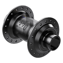 HUB FT DT 370 MTB 32x110x20mmTA 6B BK w/15mmx100 