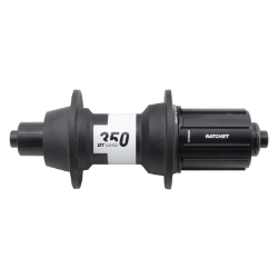HUB RR DT 350 RD 32x130x5mmQR 8-11sRD BK 