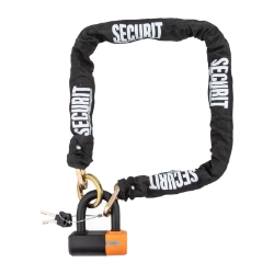 LOCK SECURIT CHAIN SINCH EBIKE LOOP KEY10mmx4ft HD w/MINI U-LOCK 