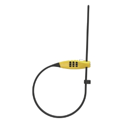LOCK ABS CBL COMBIFLEX TRAVELGUARD COMBO 45cmx4mm YL 