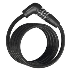 LOCK ABS CBL 5510 NUMERO COMBO 180cmx10mm w/BRKT BK 