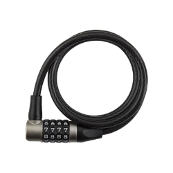 LOCK SUNLT PWR SHIELD CBL 8mmx4f COM COIL BK 