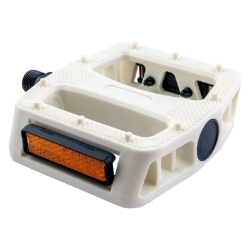 PEDALS SE BIKES 12 OCLOCK NYLON 9/16 WH 