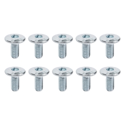 PEDAL CLEAT SUNLT SCREW RD 5x12 BGof10 
