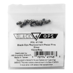 PEDALS BK-OPS TORQLITE UL M4-8 REP PINS SL BGof10 