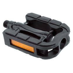 PEDALS SUNLT URBAN NON-SLIP BK 9/16 ALYw/RUBBER 