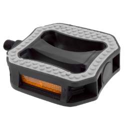 PEDALS SUNLT PLATFORM NYLON GRIPR TOP 1/2 BK 