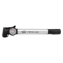 PUMP PB MINI FRESH AIR w/GAUGE SL/BK 