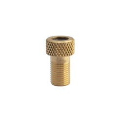PUMP ADAPTER OR8 THREAD-ON f/HI-FLO SCHRADER CONVERTER BRASS 