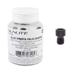 PUMP ADAPTER PRESTA SUNLT ALY BK JARof50 