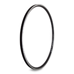 RIM DT 700C 622x18 RR411 ASYM 24 BK/MSW PV WELD TBLS w/NIPPLES & WASHERS 