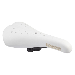 SADDLE BK-OPS BMX VISCOUNT DOMINATOR WH w/CLAMP 