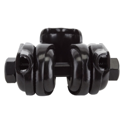 SADDLE CLAMP SUNLT SINGLE RAIL BLACK 