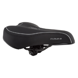SADDLE C9 SPORT ANATOMIC MENS SOFT TOUCH VINYL BK 
