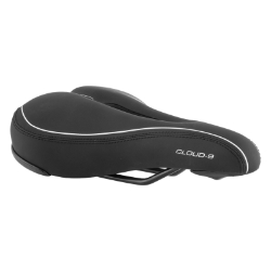 SADDLE C9 SPORT AIRFLOW LADIES SOFT TOUCH VINYL BK 
