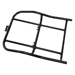 REC REP SEAT BACK FRAME ALY BK w/25.4-STRUT MOUNTS 