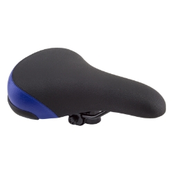 SADDLE BK-OPS SOLE-RIDER BK/BU w/CLAMP 