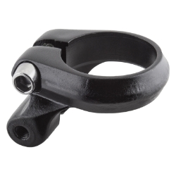 SEATPOST CLAMP SUNLT ALY-29.8 BK w/RACK MNT 