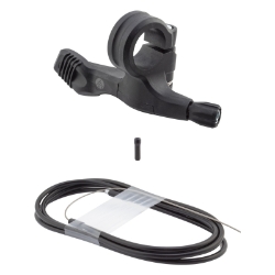 SEATPOST OR8 HANGTIME DROPPER REMOTE ONLY FLAT BAR COMP w/CABLE/HOUSING BK 