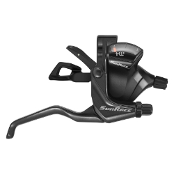 SHIFTER SUNRACE HB STM406 TRIGGER/BRAKE 3x8s PR V BK 