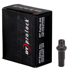 SPOKE NIPPLE DT ALY 2.0x15mm SQUORX PROHEAD BK BXof100 