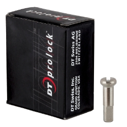 SPOKE NIPPLE DT BRASS 2.0x16mm PROLOCK SK BXof100 