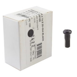 SPOKE NIPPLE DT BRASS 2.34x14.5mm BK BXof100 
