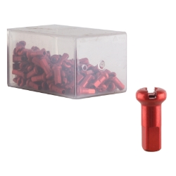 SPOKE NIPPLE DT ALY 2.0x12mm RD BXof100 