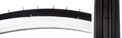 TIRE SUNLT 27x1-1/4 BK/WH RD 70lb K34 WIRE 