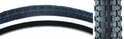 TIRE SUNLT 26x2.125 BK/WH RAISD CTR K52 WIRE 
