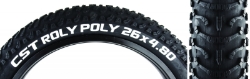TIRE CSTP ROLY POLY 26x4.8 BK/BK WIRE SC 