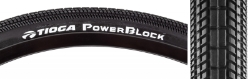 TIRE TIOGA POWERBLOCK 20x1-3/8 WIRE BK 