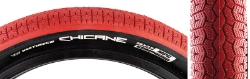 TIRE SE BIKES CHICANE 26x3.5 RD/BK WIRE/72/MPC 