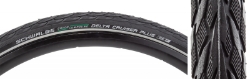 TIRE SWB DELTA CRUISER PLUS 26x1-3/8 ACTIVE TWIN GN-GUARD BK/BK/REF GN-COMPOUND E25 WIRE 