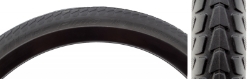 TIRE TITEC 24x1.75 SOLID FLATFREE WIRE BK 