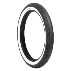TIRE VEE SPEEDSTER 22x3.0 457 BK/WH WIRE/26 PERF/OVER RIDE E50 
