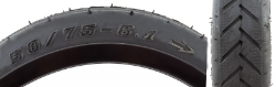TIRE SUNLT UTILIT 8-1/2x2 BK/BK H690 SCOOTER WIRE/30 