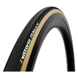 TIRE TUBULAR VITTORIA RALLY 700x25 BK/TAN 
