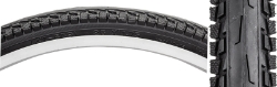 TIRE SUNLT 26x1.75 BK/BK CITY K841C COMFORT WIRE 