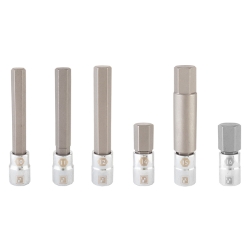 TOOL TORQUE WRENCH PEDROS HEX BIT SET LARGE 6pc 
