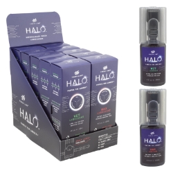 LUBE F-L HALO WAX+WET 4oz 5ea-BOTTLE DISPLAY w/SMART LUBER 
