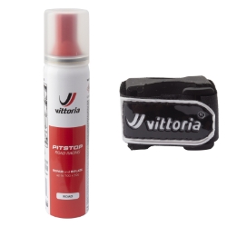 SEALANT TIRE/TUBE VITTORIA PIT STOP ROAD RACING KIT 75ml w/STRAP 