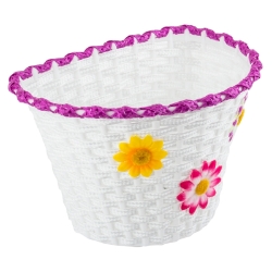 BASKET SUNLT FT PLSTC/WEAV STRP LG 11x8x7.25 w/STRAPS 
